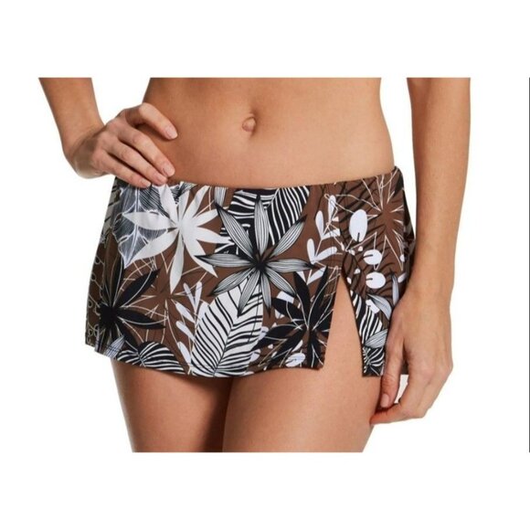 New Bleu Rod Beattie Bikini Swim Skirt Swimwear Bottom Bold Moves Side Slit 12 - Picture 7 of 8